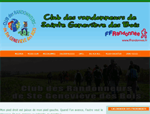 Tablet Screenshot of club-randonneur-sgdb91.com